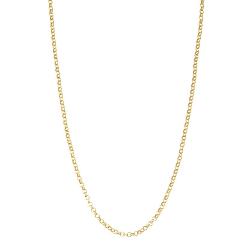 Sterling Silver 1.9mm Rolo Chain Necklace
