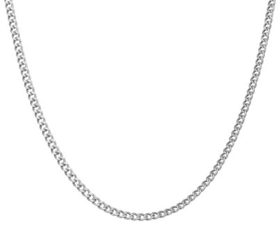 Jordan Blue NYC Sterling Silver Curb Chain Necklace