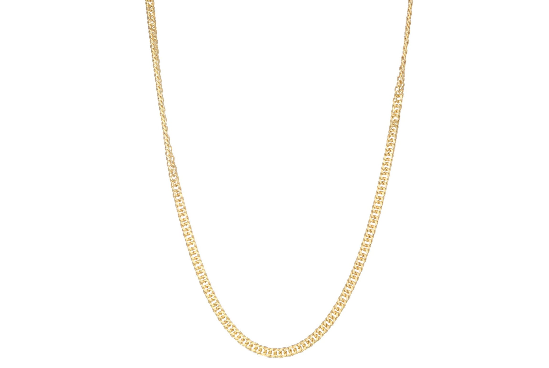 Sterling Silver Cuban Curb Chain Necklace
