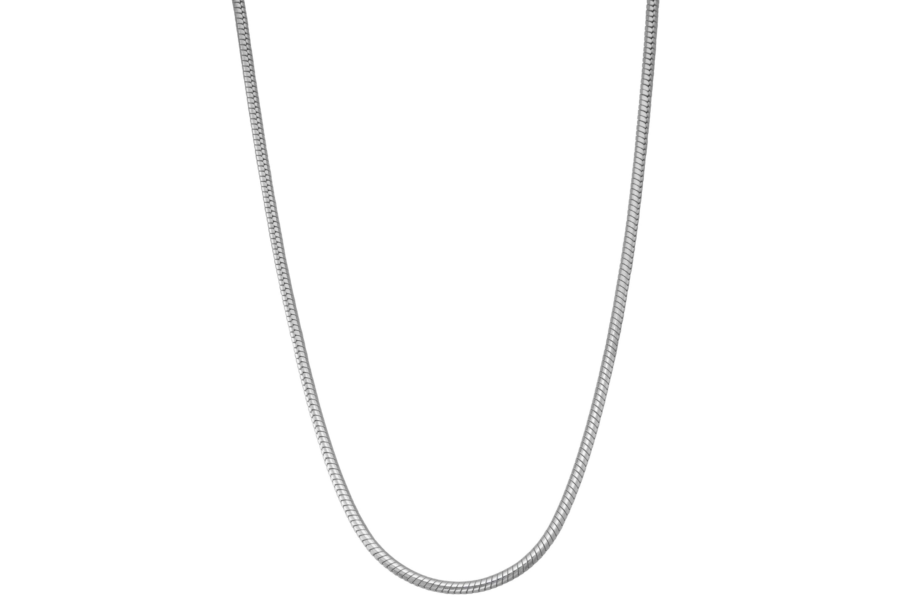 Sterling Silver 2.5mm Snake Chain Necklace