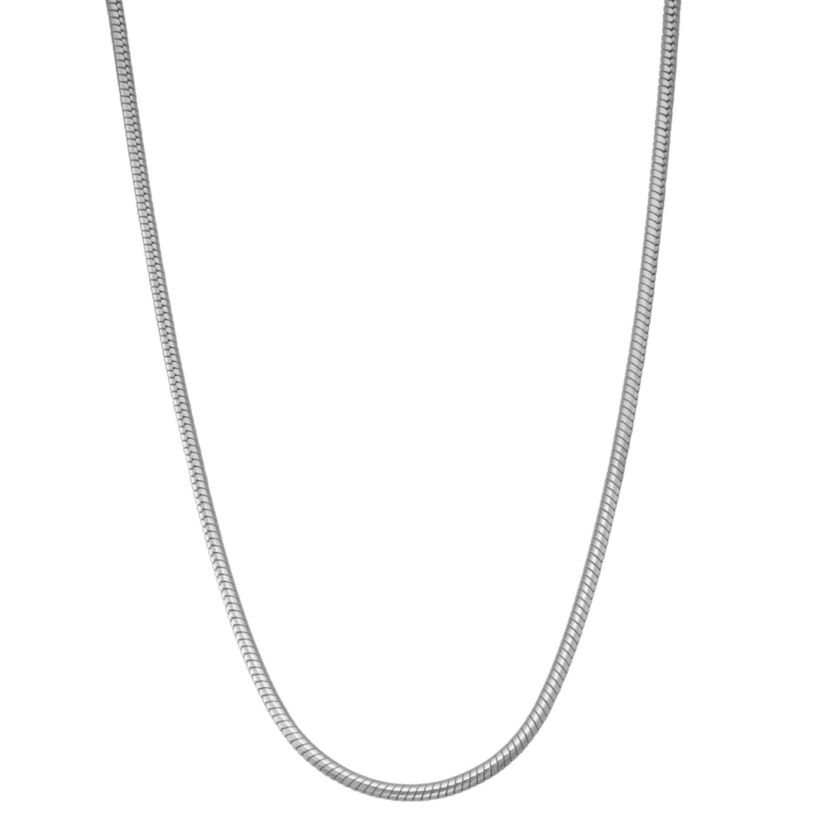 Sterling Silver 2.5mm Snake Chain Necklace