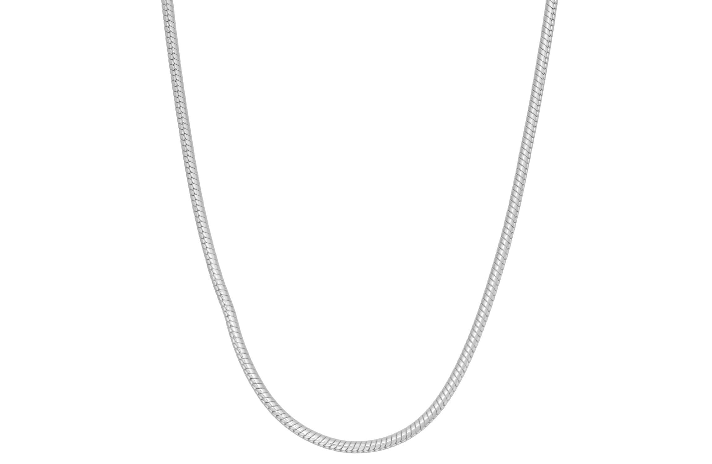 Sterling Silver 1.6mm Snake Chain Necklace