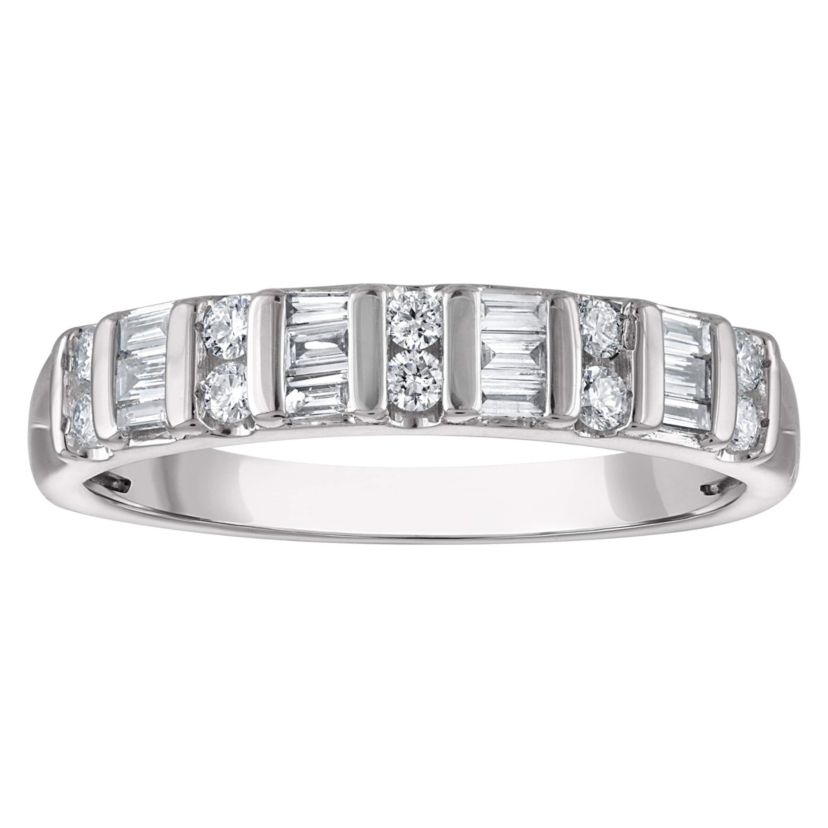 Lab Created Sterling Silver Lab Grown Diamond Statement Ring