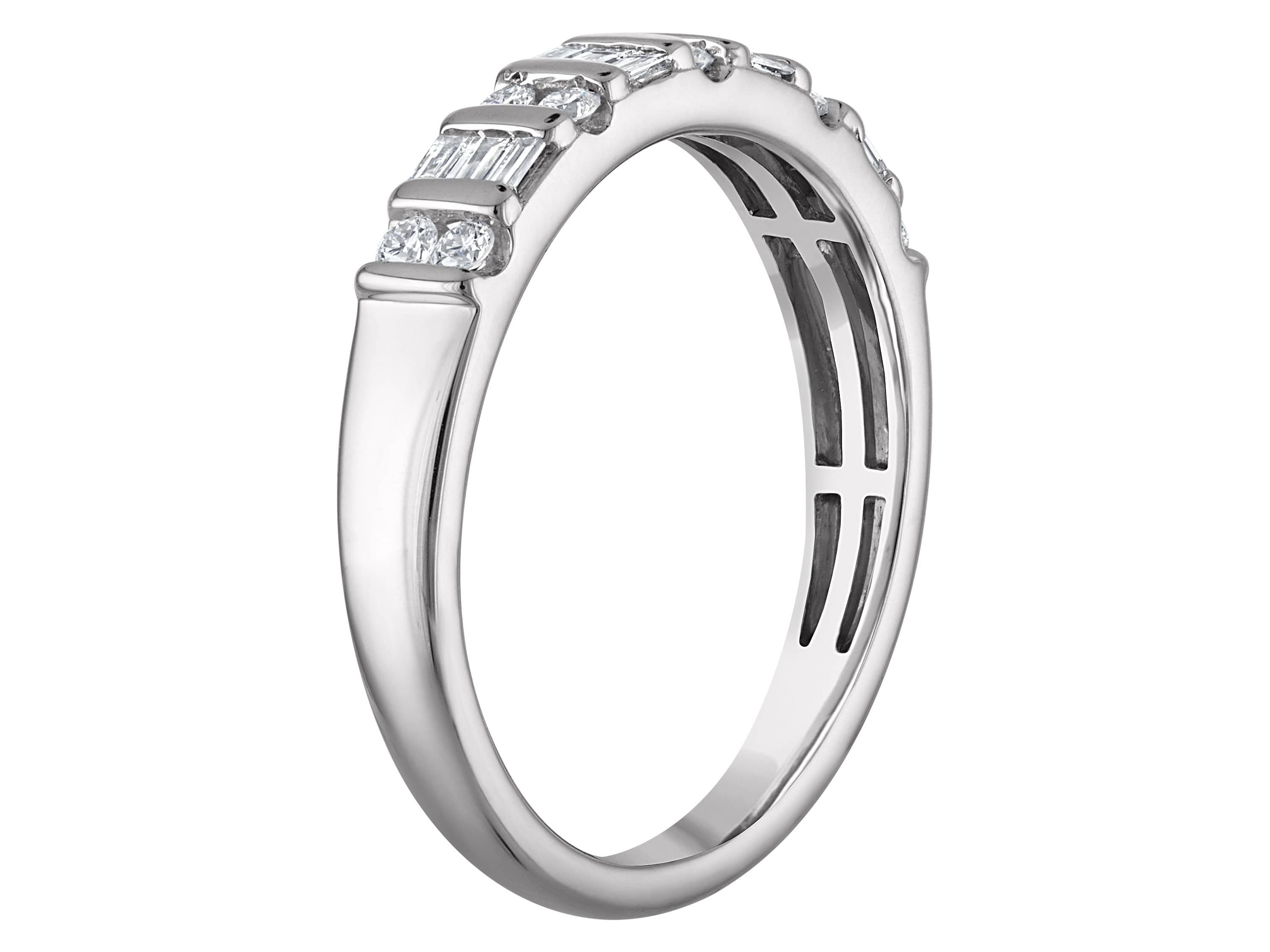 Lab Created Sterling Silver Lab Grown Diamond Statement Ring