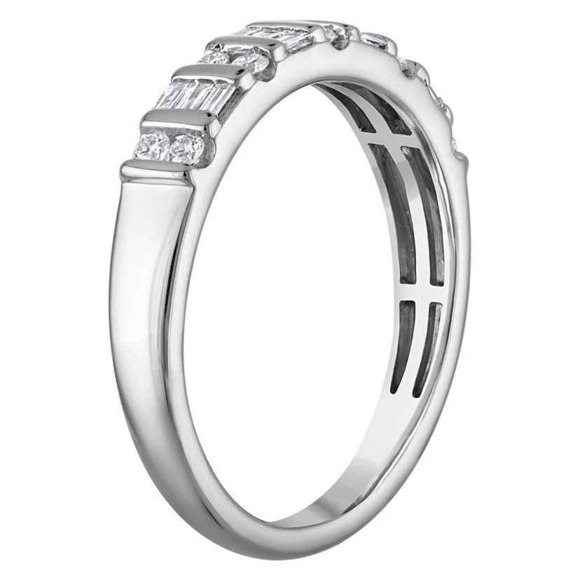 Lab Created Sterling Silver Lab Grown Diamond Statement Ring