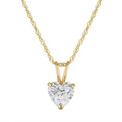 Jordan Blue NYC Lab Created 14k lab diamond pendant