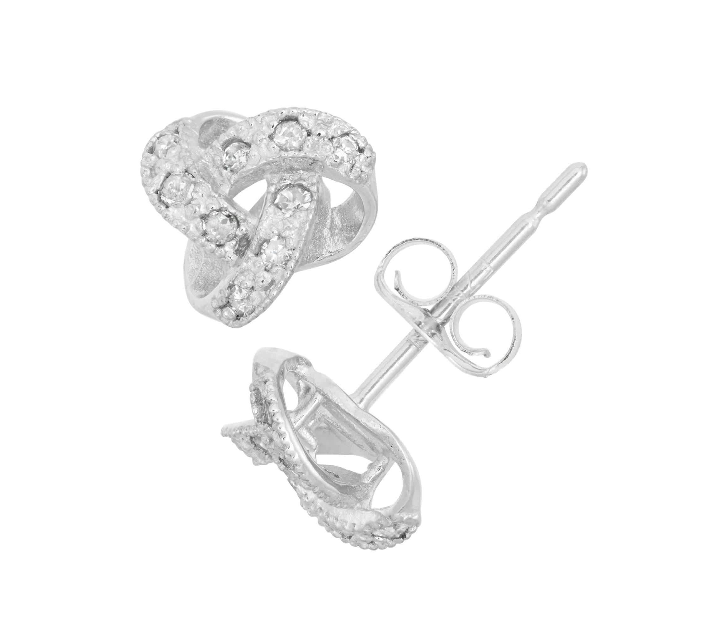 10Ktw Gold Diamond Stud Earrings
