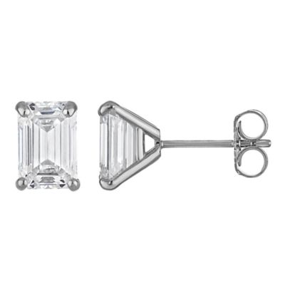 Jordan Blue NYC Lab Created 14k lab diamond earrings