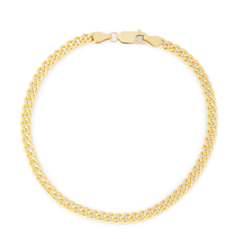 Gold-Filled 4.2mm Curb Bracelet