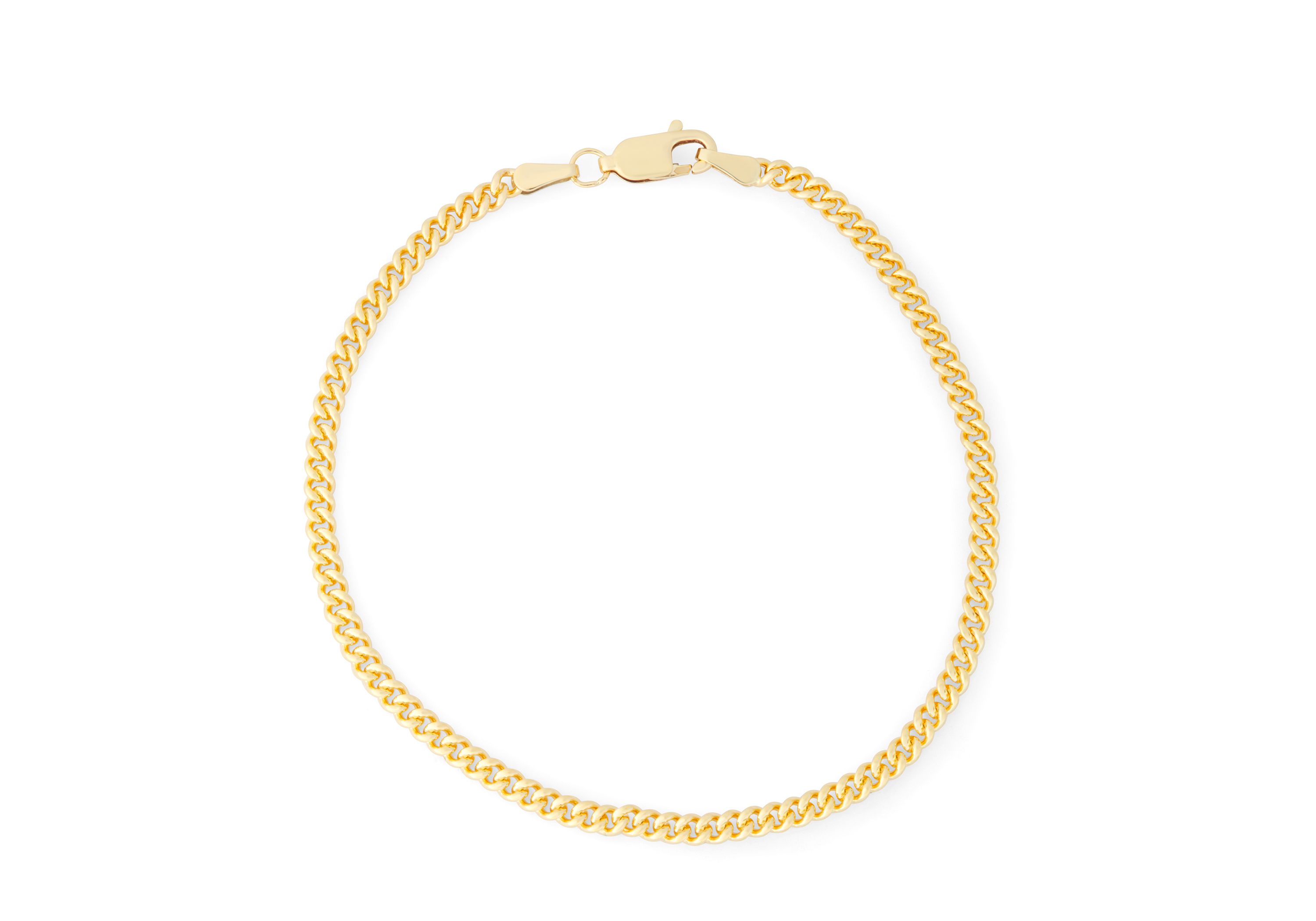 Gold-Filled 2.7mm Curb Bracelet