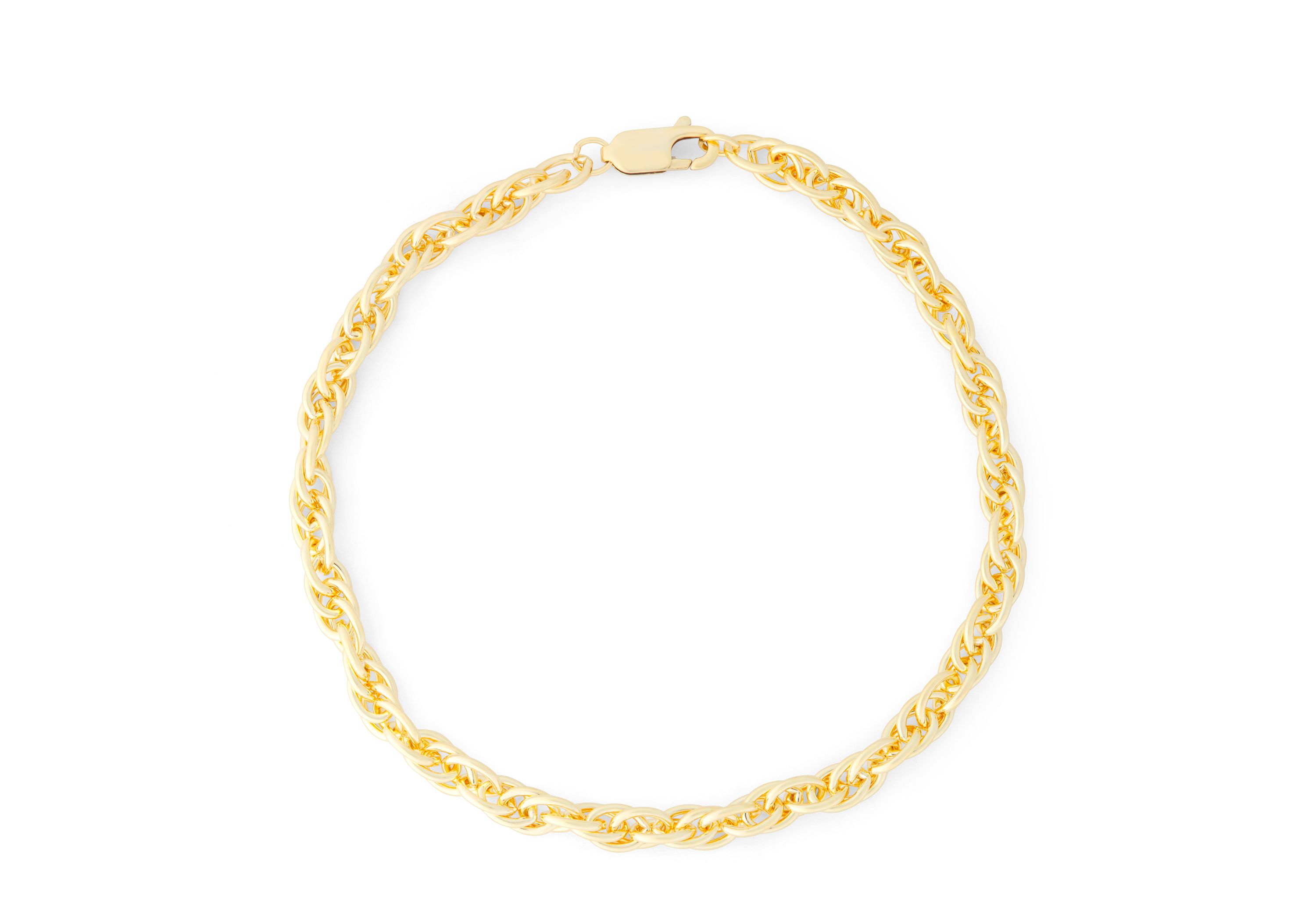 Gold-Filled 4.5mm Rope Bracelet