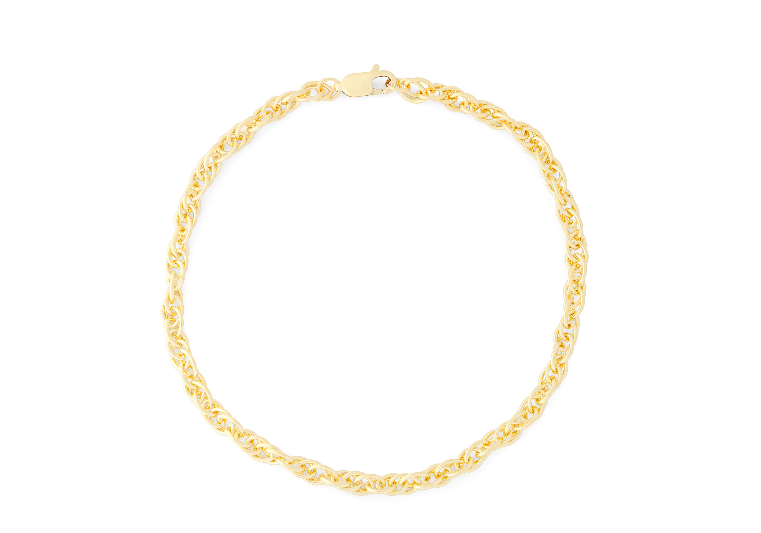 Gold-Filled 3.8mm Rope Bracelet