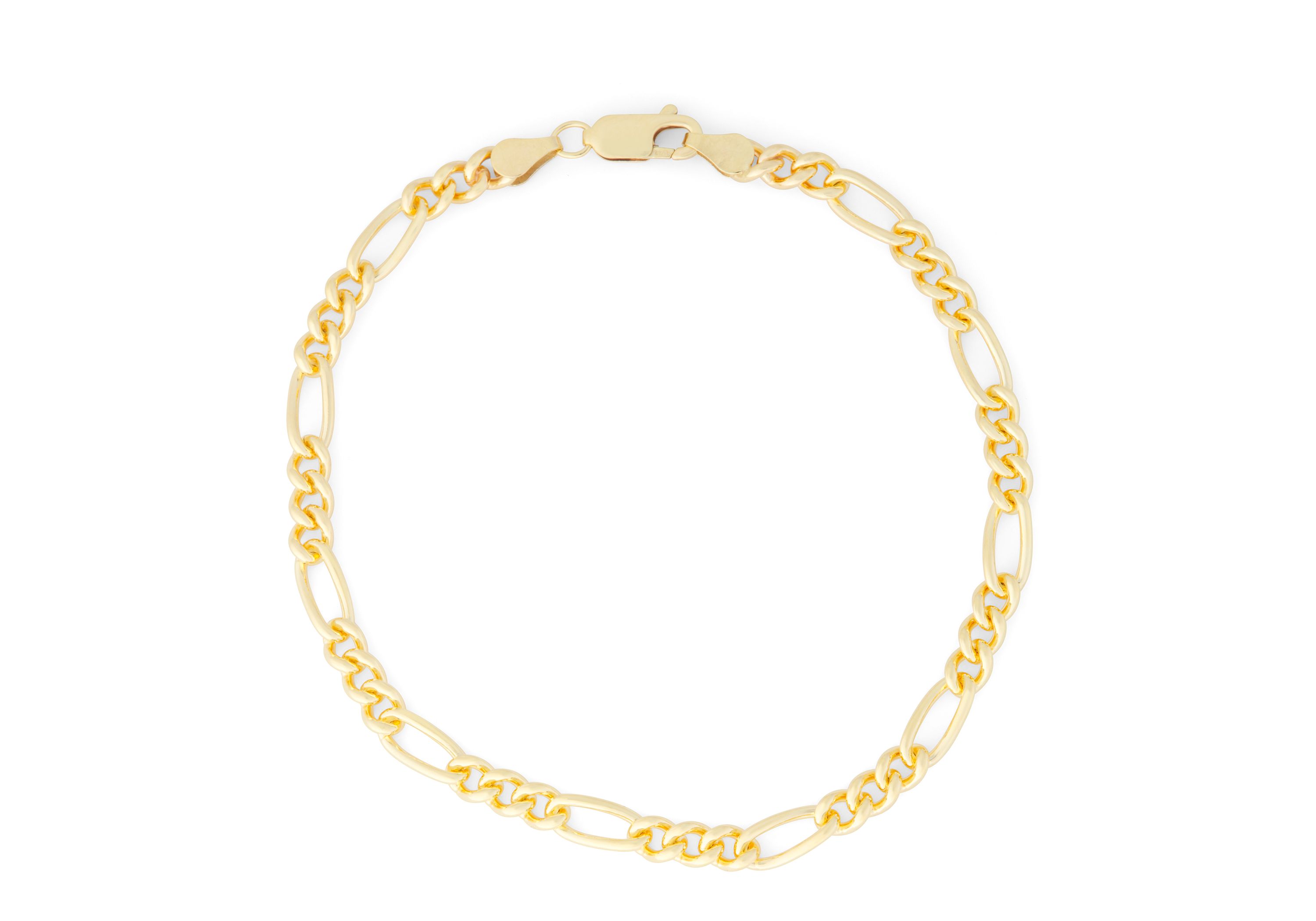 Gold-Filled 4.6mm Figaro Bracelet
