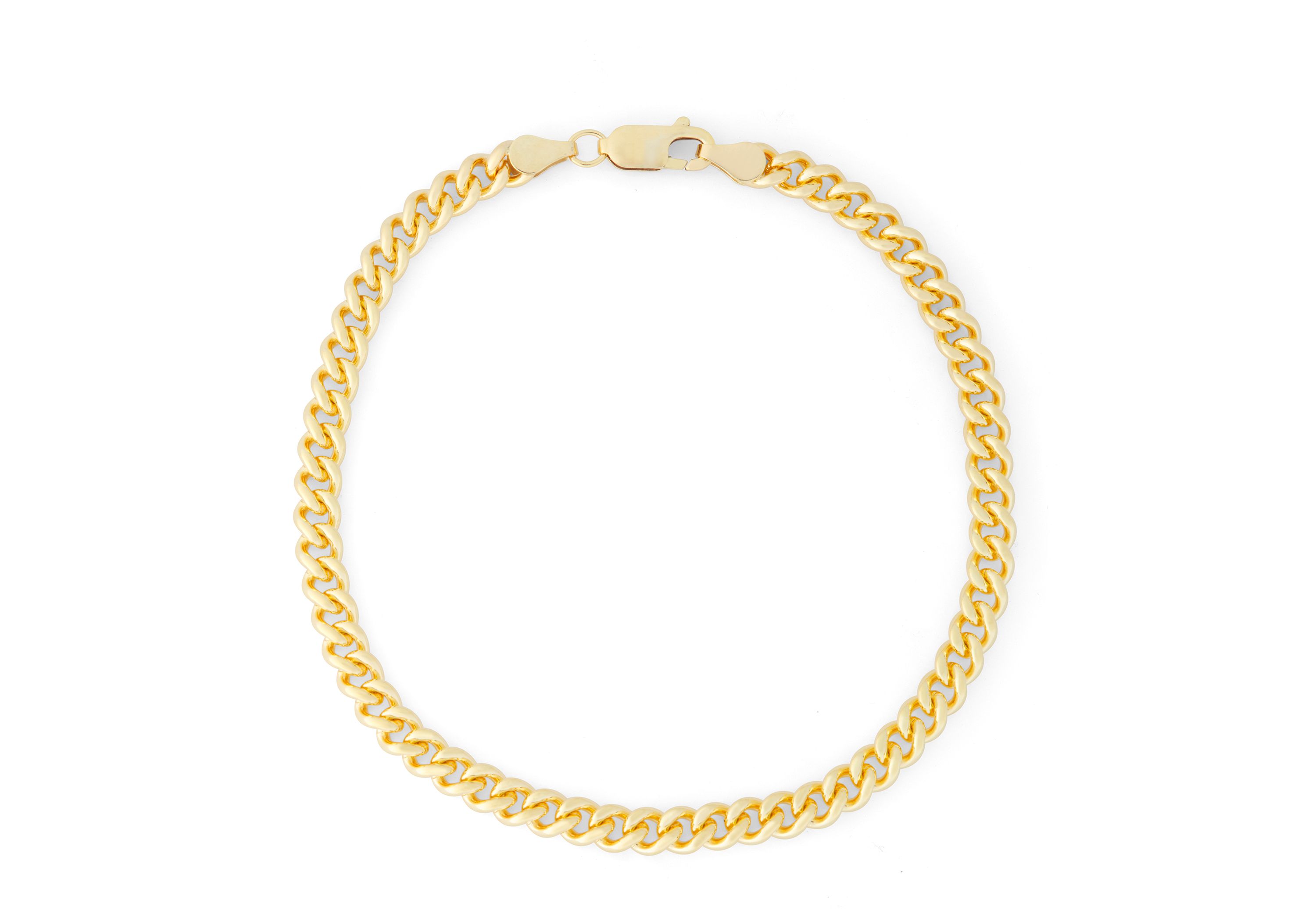 Gold-Filled 4.9mm Curb Bracelet