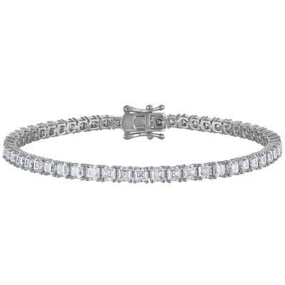 Jordan Blue NYC Lab Created Sterling Silver Created Moissanite Tennis Bracelet