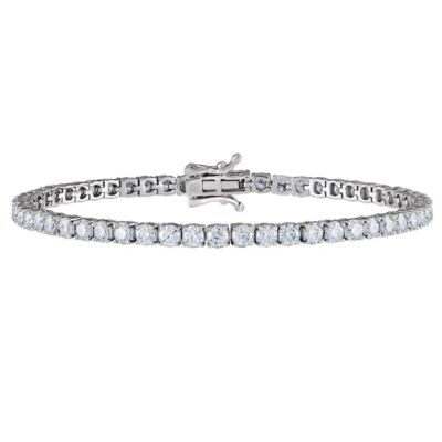 Jordan Blue NYC Lab Created Sterling Silver Created Moisterling Silveranite Tennis Bracelet