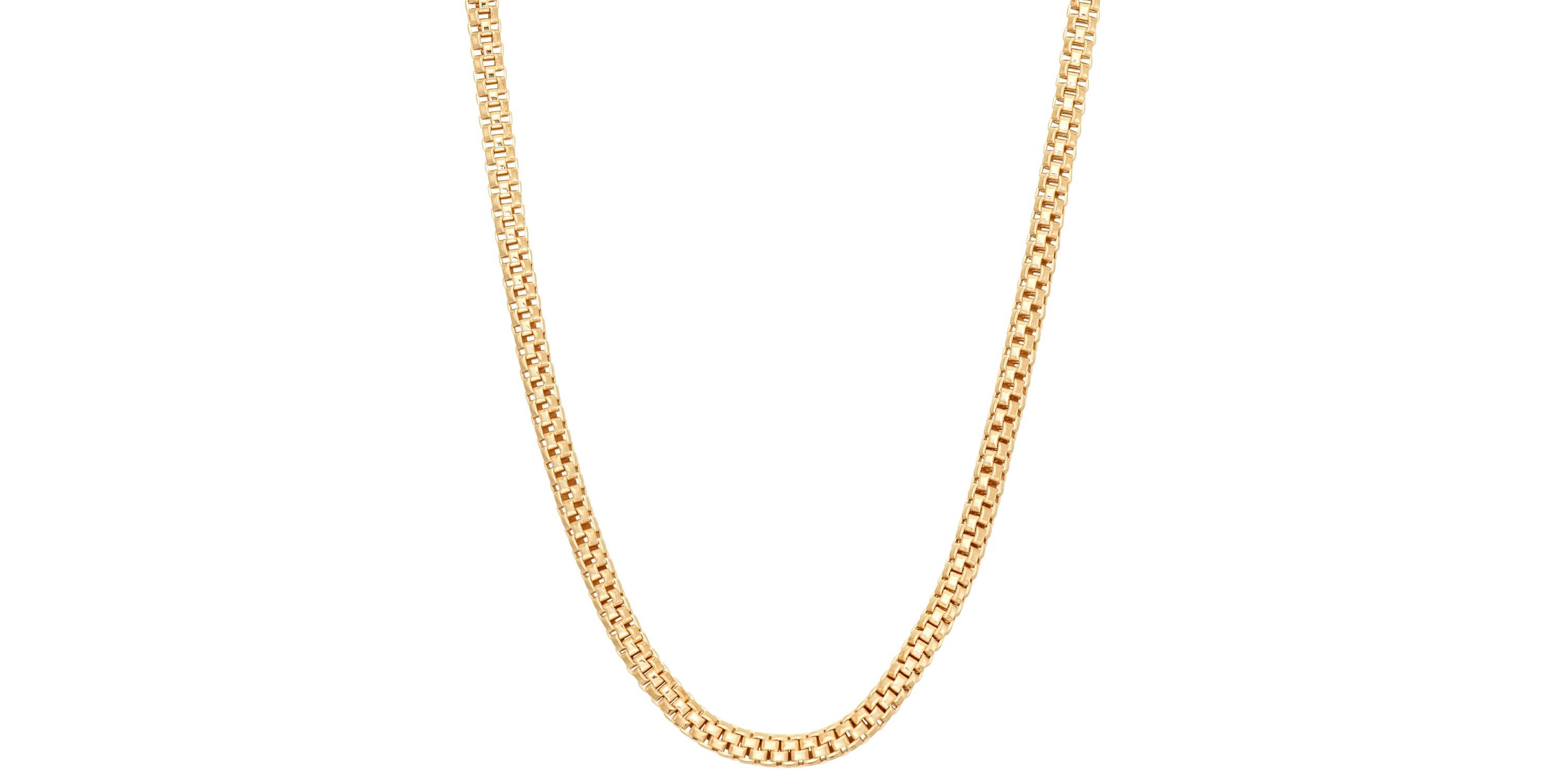 Sterling Silver 3mm Popcorn Chain Necklace
