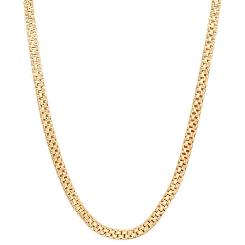 Sterling Silver 3mm Popcorn Chain Necklace
