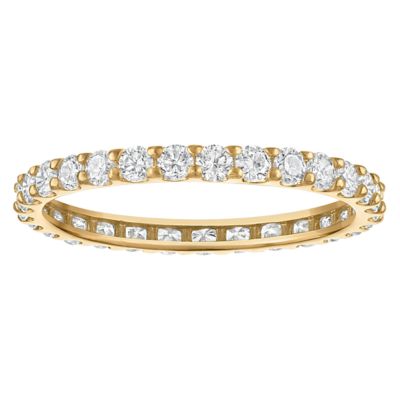 Jordan Blue NYC Lab Created Sterling Silver 1Ct Lab Grown Diamond Eternity Band