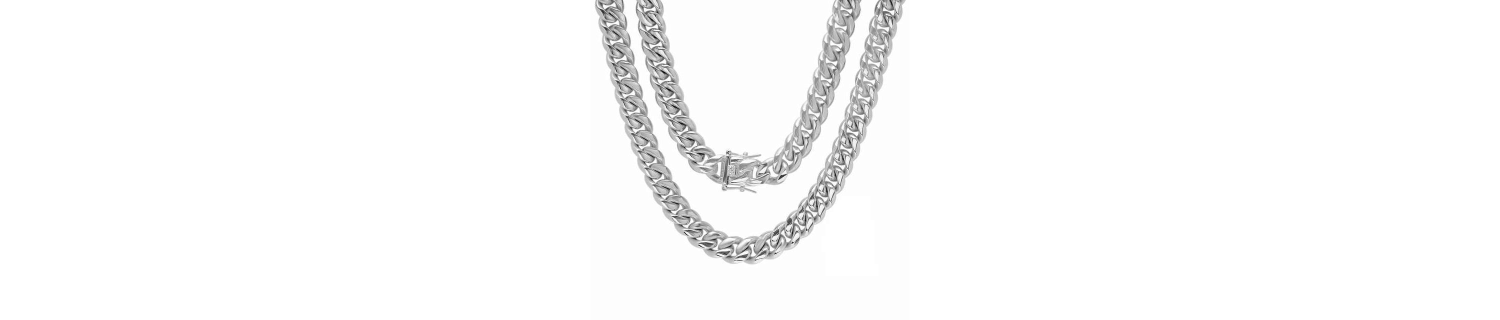 Mens stainless steel black ip stainless steel 24" cuban necklace chain, lobster clasp