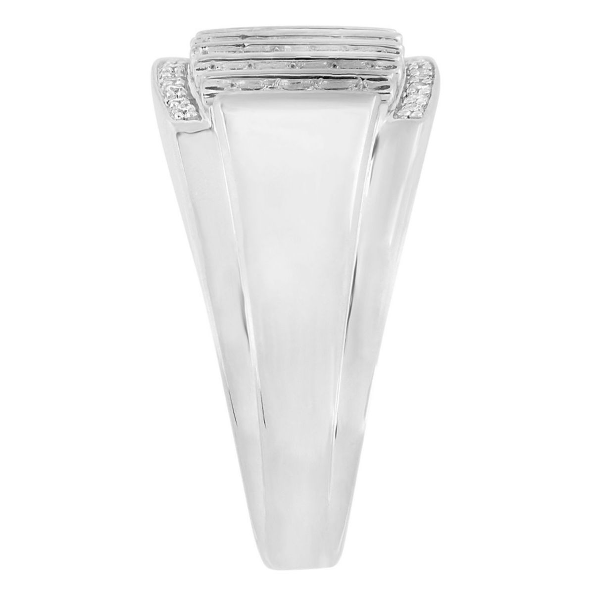 1/2ct. t.w. Diamond Mens Ring in 10K White Gold