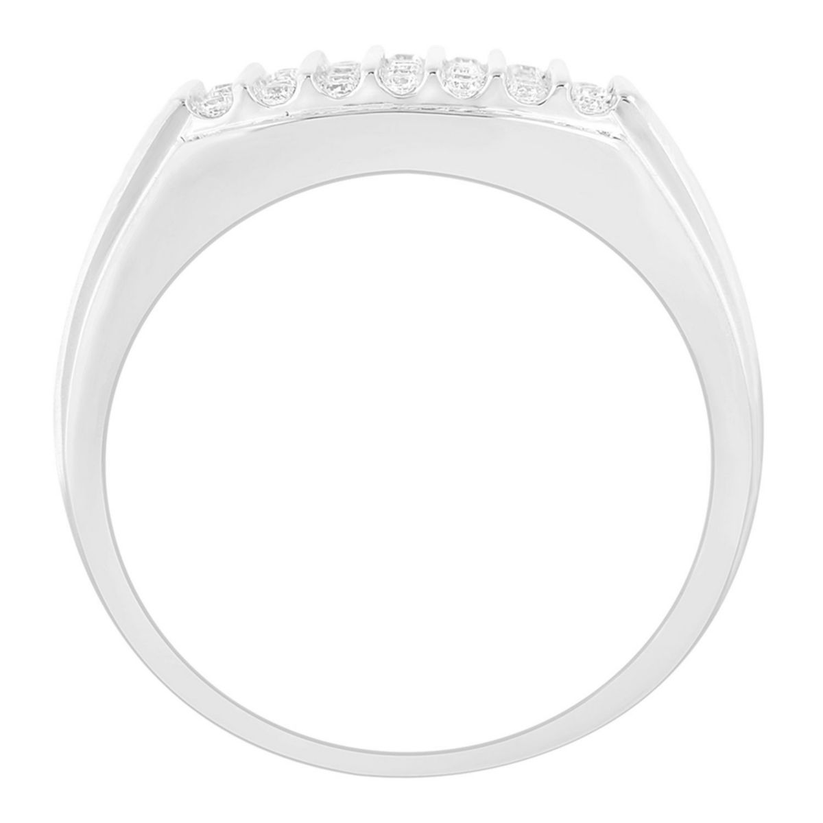 1/2ct. t.w. Diamond Mens Ring in 10K White Gold