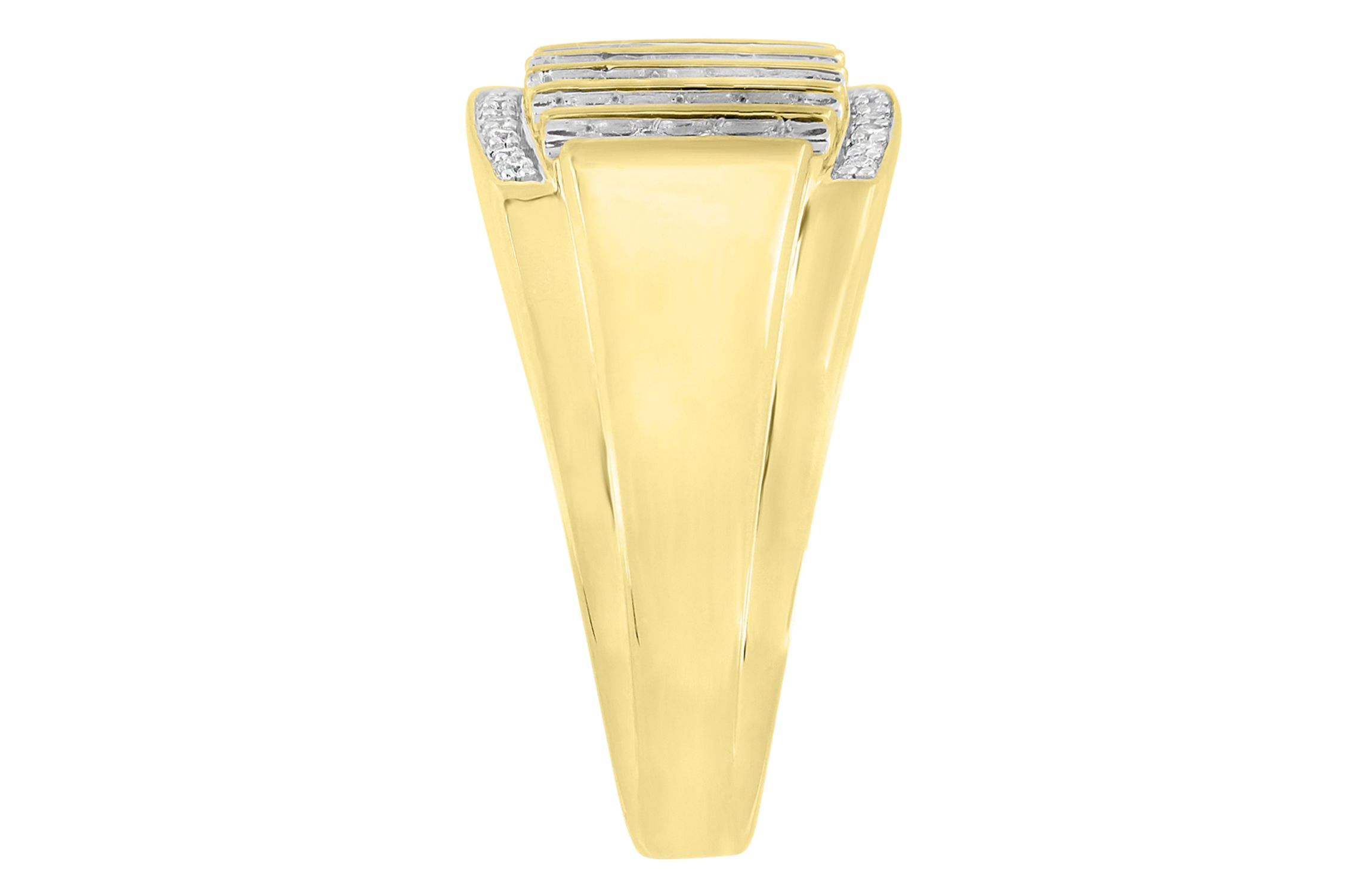 1/2ct. t.w. Diamond Mens Ring in 10K Yellow Gold
