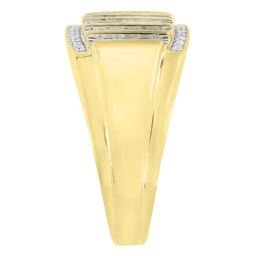 1/2ct. t.w. Diamond Mens Ring in 10K Yellow Gold