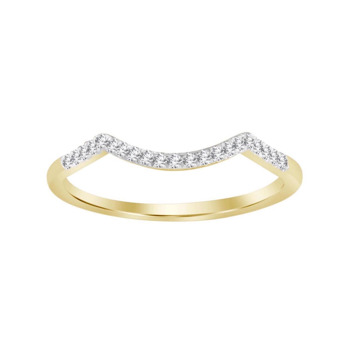 1/4ct. t.w. Diamond Bridal Set in 10K Yellow Gold
