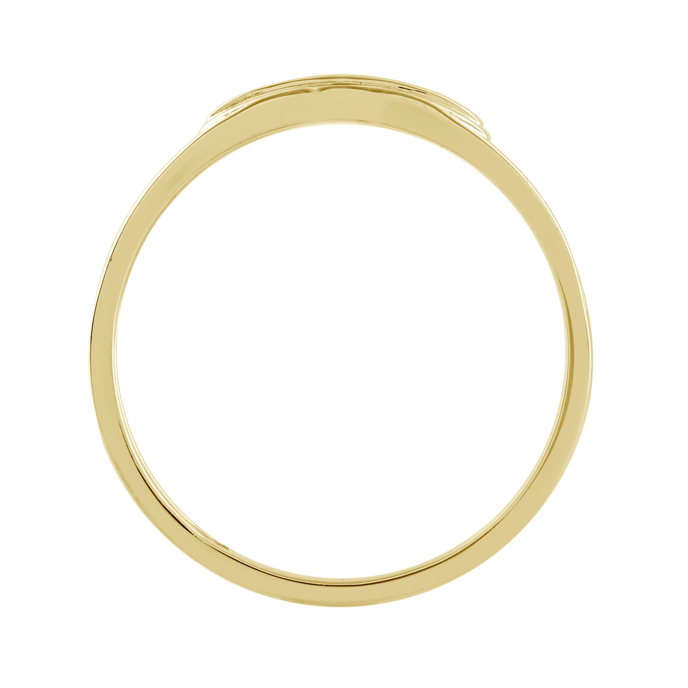 1/20ct. t.w. Diamond Mens Band in 10K Yellow Gold