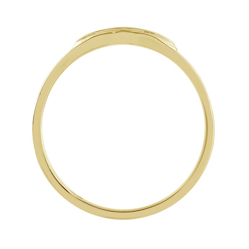 1/20ct. t.w. Diamond Mens Band in 10K Yellow Gold