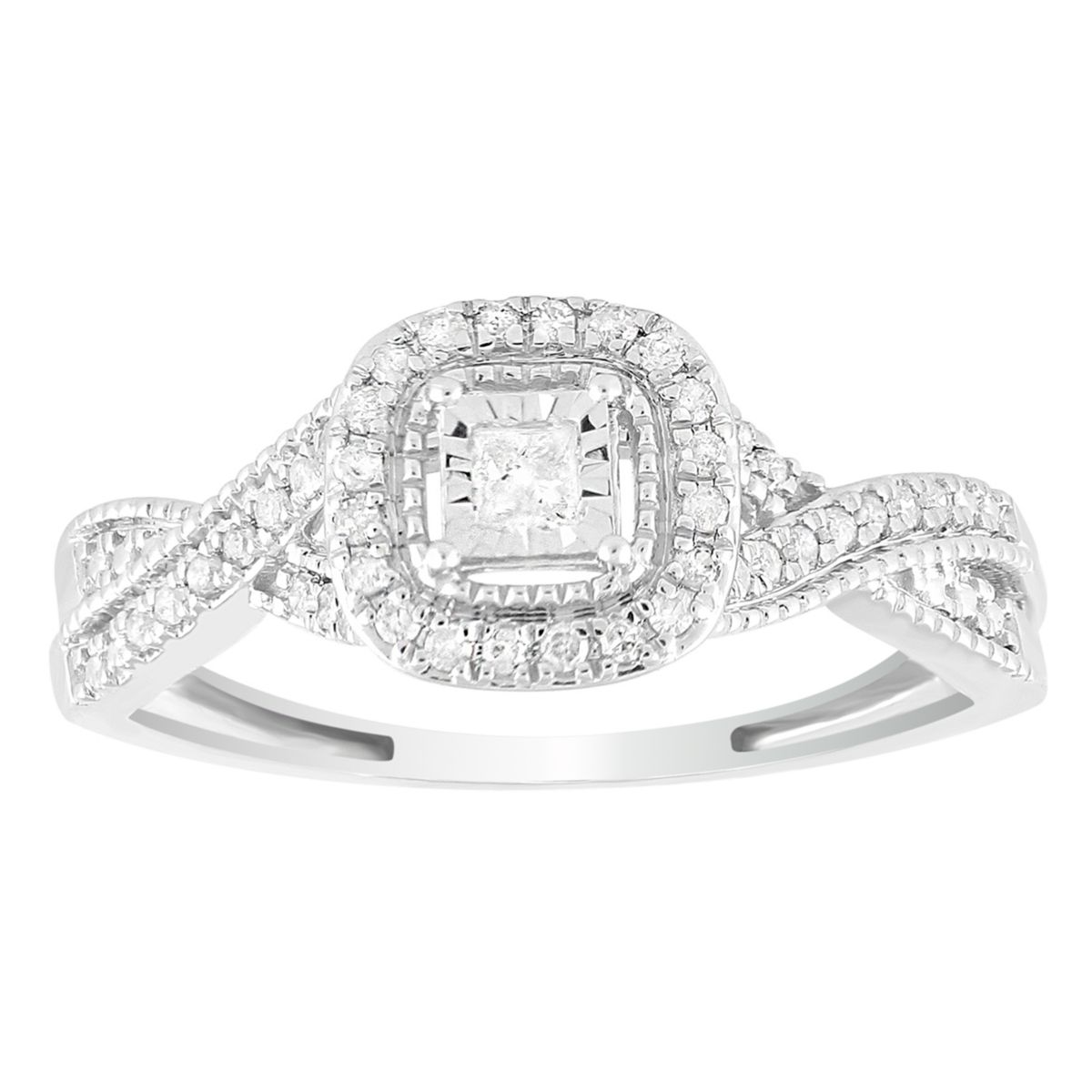 1/5ct. t.w. Diamond Ladies Ring in 10K White Gold