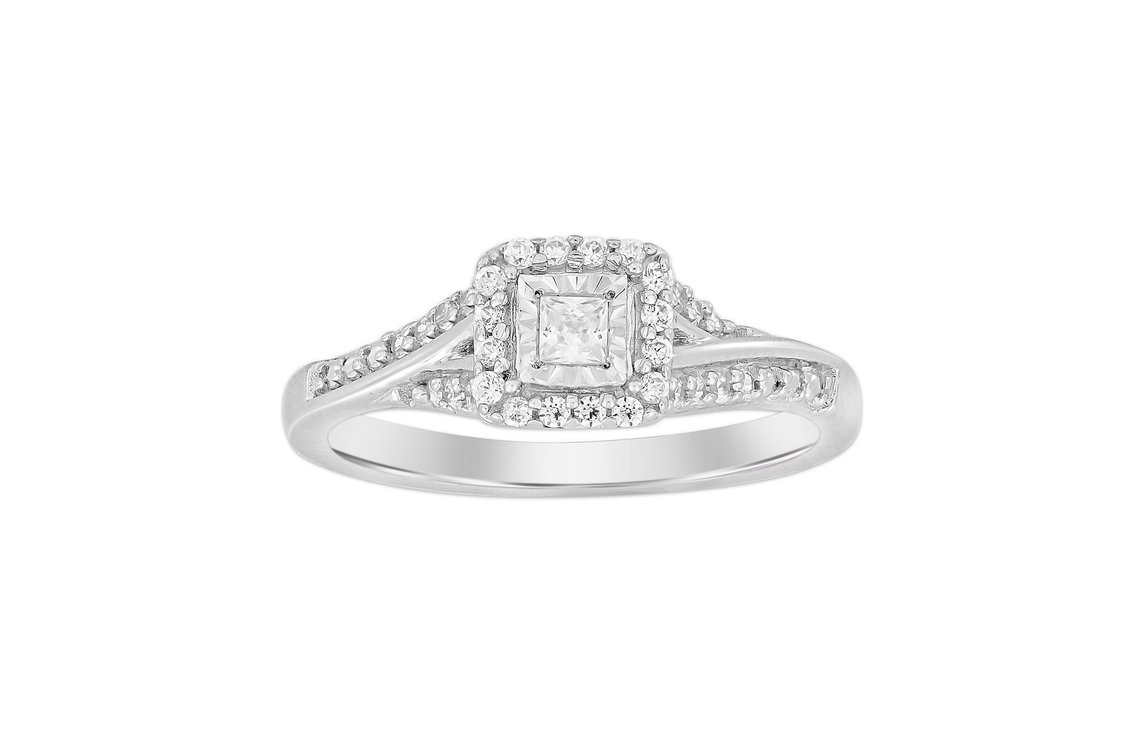 1/4ct. t.w. Diamond Ladies Ring in 10K White Gold