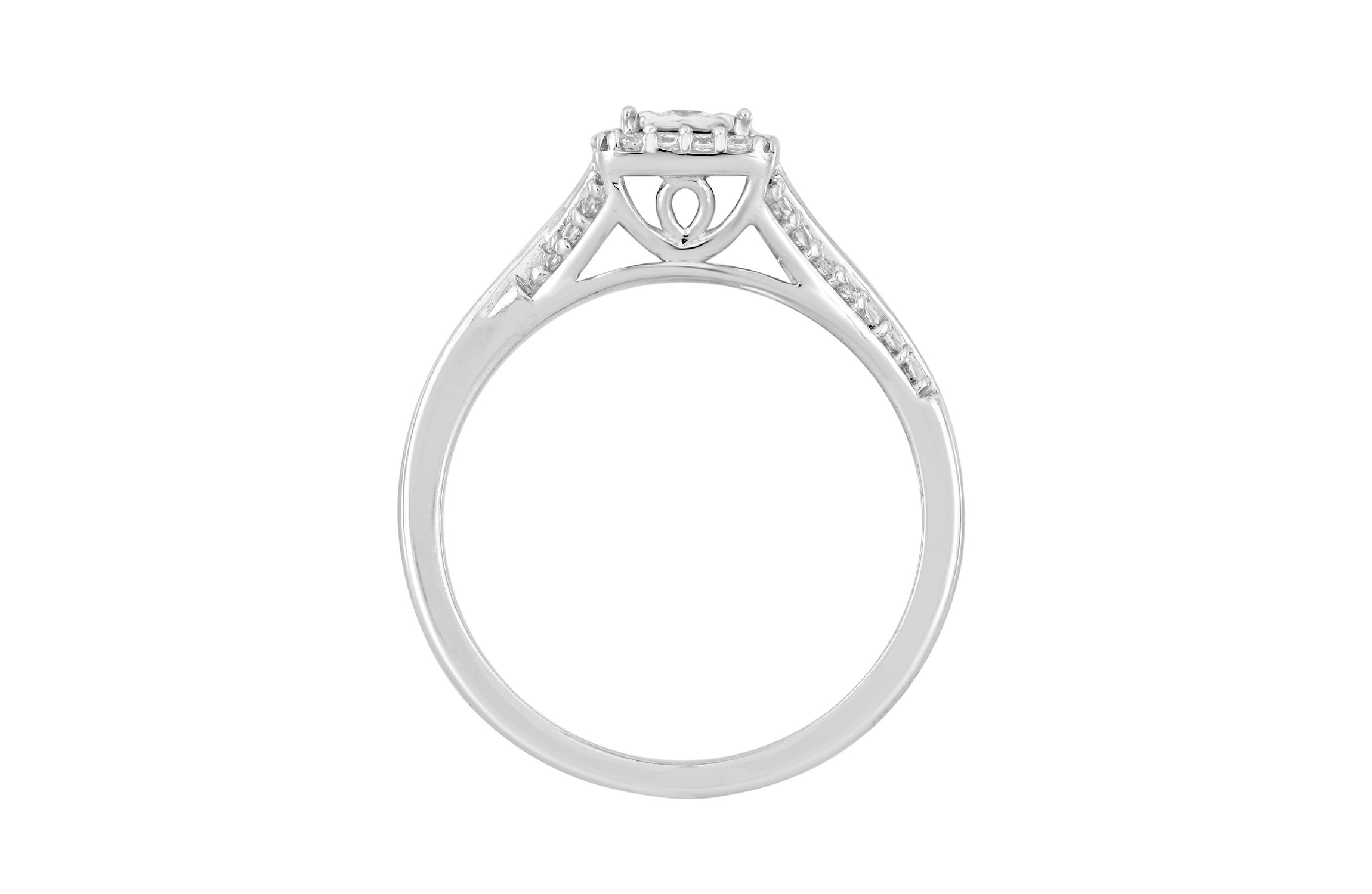 1/4ct. t.w. Diamond Ladies Ring in 10K White Gold