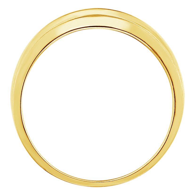 1/6ct. t.w. Diamond Mens Band in 10K Yellow Gold