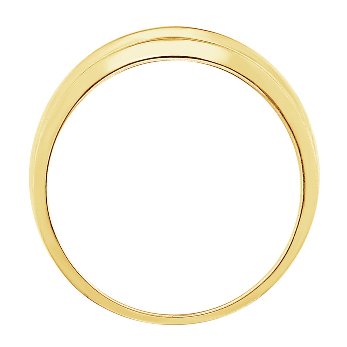 1ct. t.w. Diamond Mens Band in 10K Yellow Gold