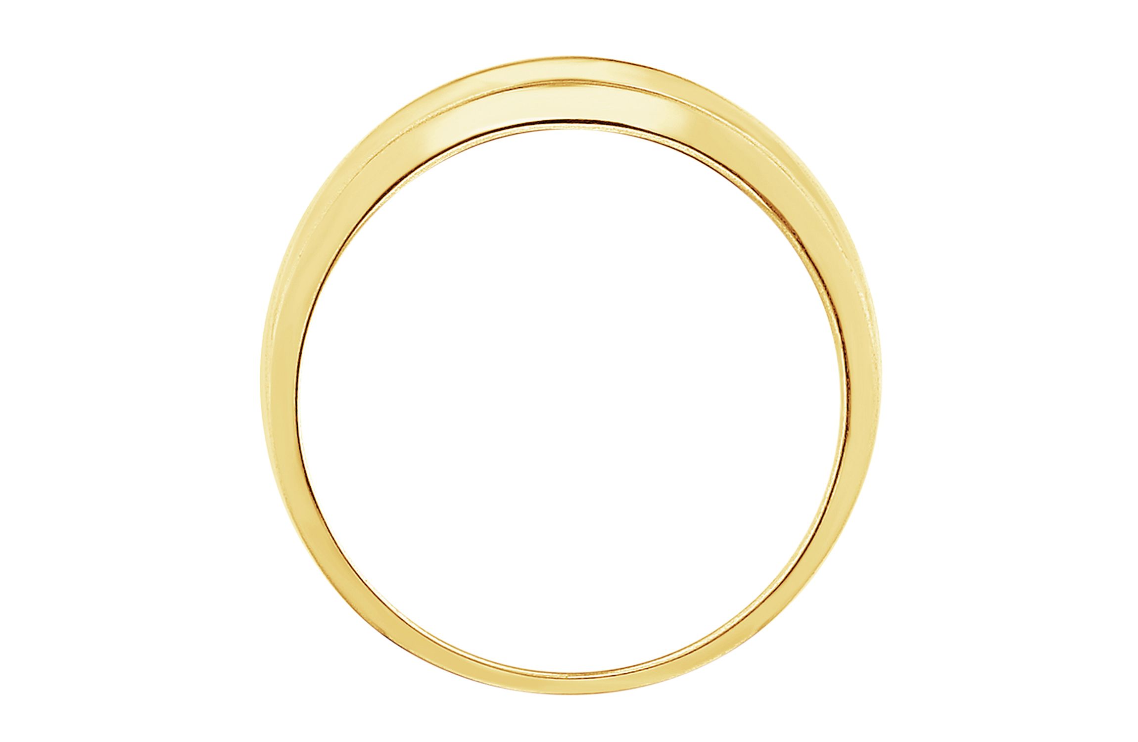 1ct. t.w. Diamond Mens Band in 10K Yellow Gold