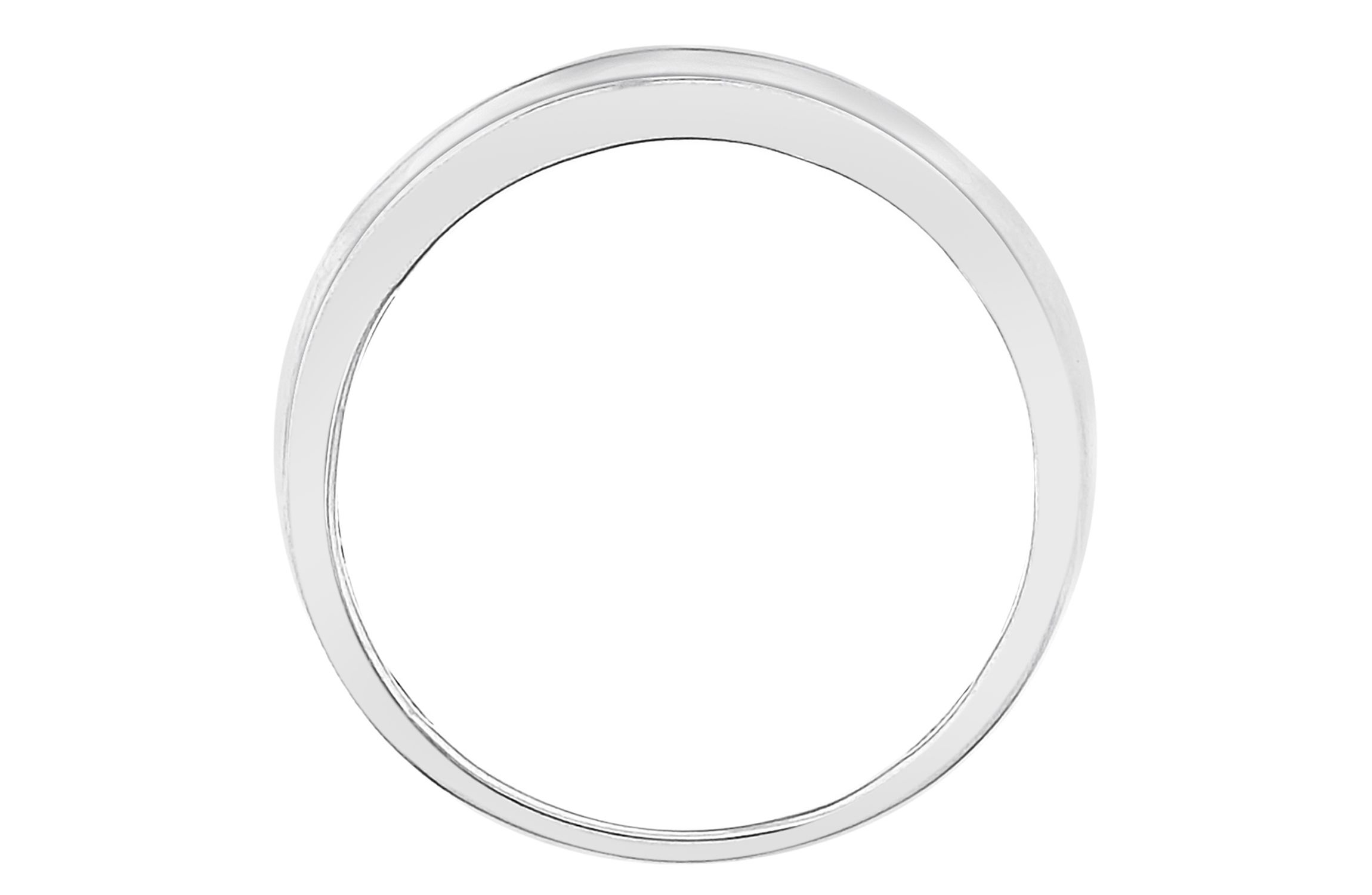1/2ct. t.w. Diamond Mens Band in 10K White Gold