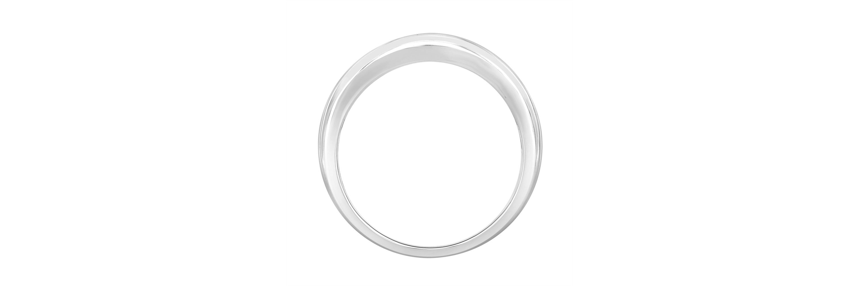 1/4ct. t.w. Diamond Mens Band in 10K White Gold