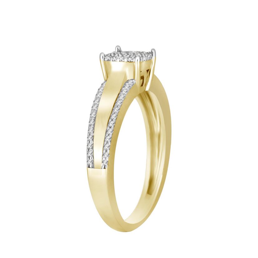 1/5ct. t.w. Diamond Ladies Ring in 10K Yellow Gold