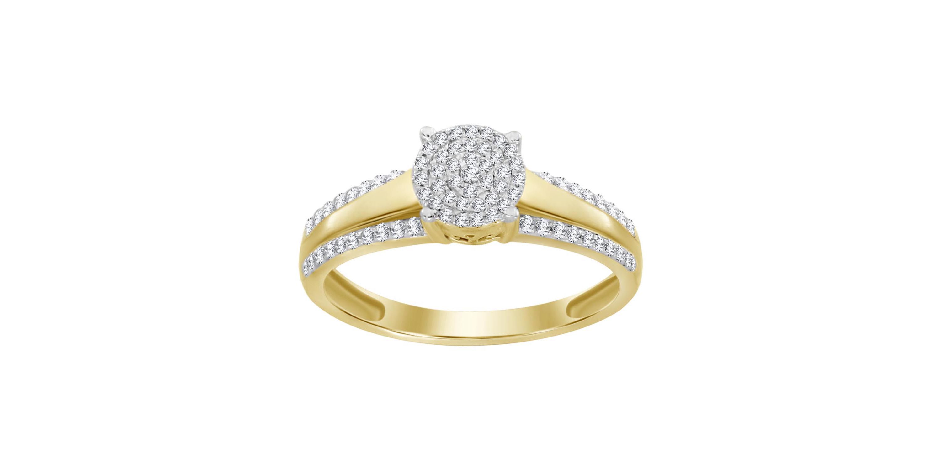 1/5ct. t.w. Diamond Ladies Ring in 10K Yellow Gold