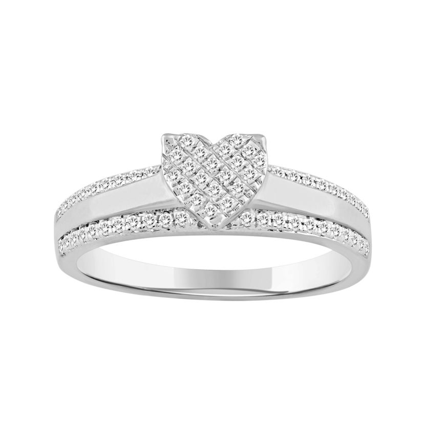 1/5ct. t.w. Diamond Ladies Ring in 10K White Gold