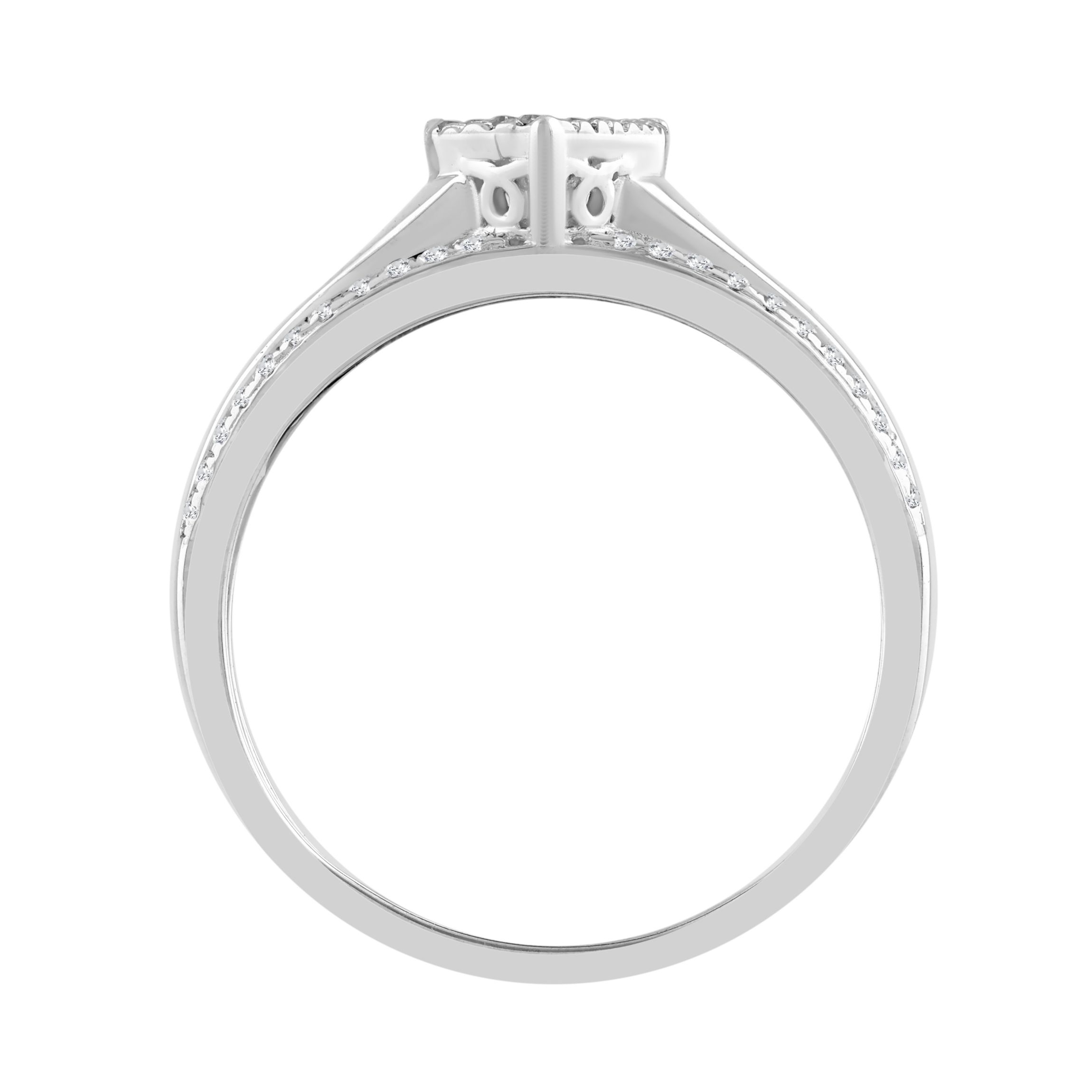1/5ct. t.w. Diamond Ladies Ring in 10K White Gold
