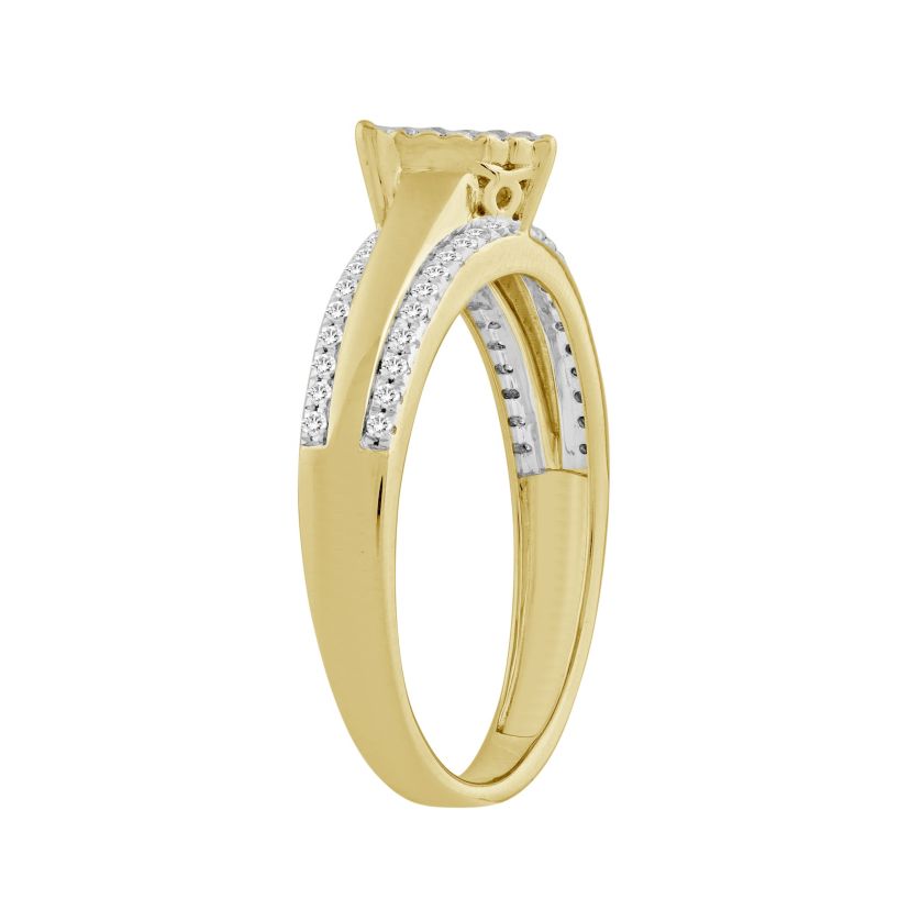 1/5ct. t.w. Diamond Ladies Ring in 10K Yellow Gold