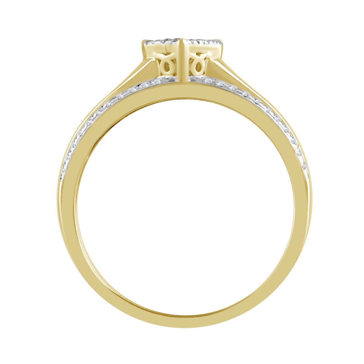 1/5ct. t.w. Diamond Ladies Ring in 10K Yellow Gold