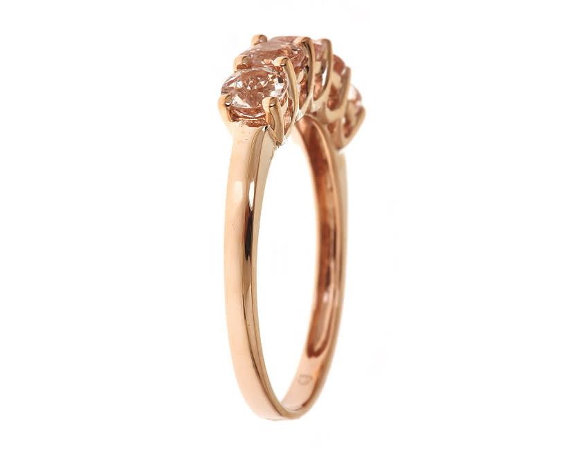 Morganite Ring in 10K Rose Gold