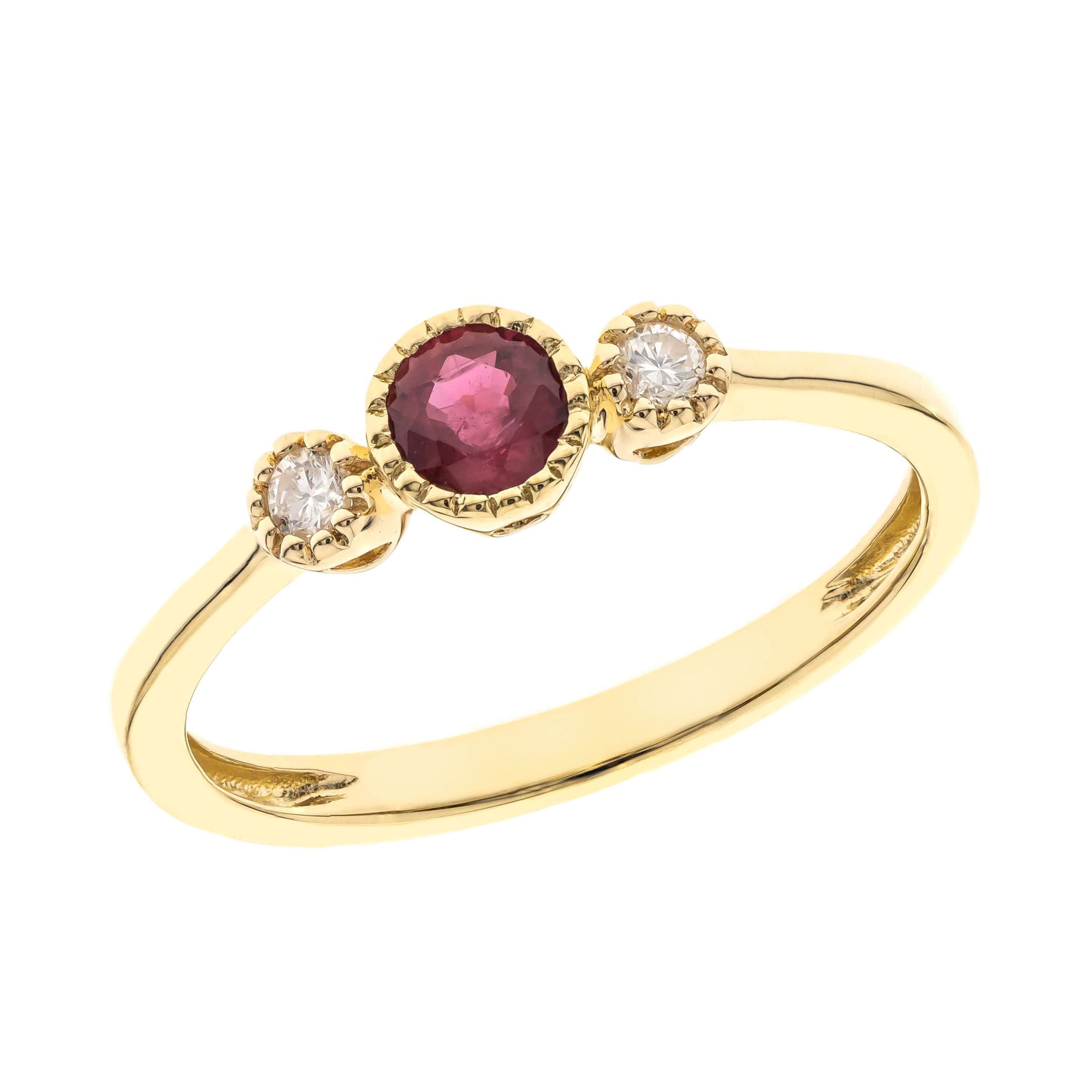 Ruby Ring in 10K Yellow Gold