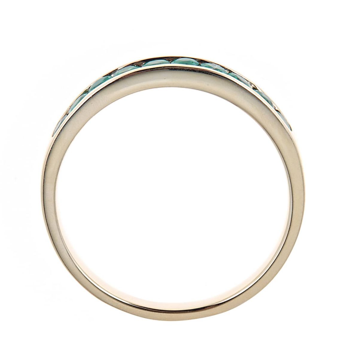 EMERALD Ring in 10K YELLOW GOLD