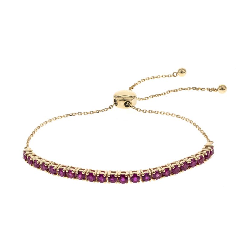 RUBY Bracelet in 10K YELLOW GOLD