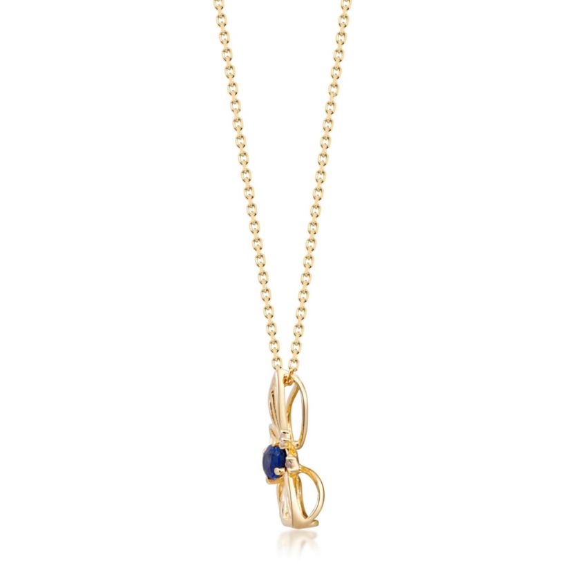 SAPPHIRE Pendant in 10K YELLOW GOLD